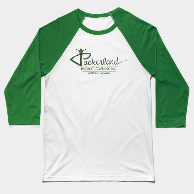 Packerland Packing Company 1960 Baseball T-Shirt by JCD666